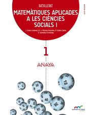 Portada de Matemàtiques aplicades a les Ciències Socials, 1 Batxillerat