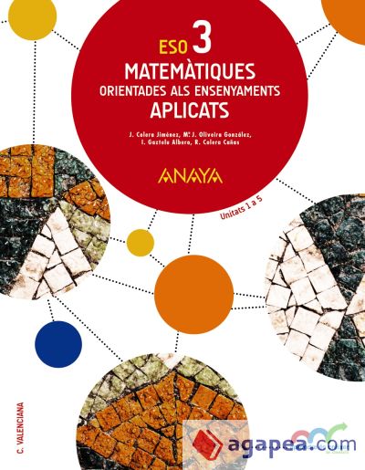 Matemàtiques orientades als ensenyaments aplicats 3 ESO