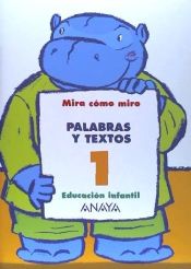 Portada de Palabras y textos 1