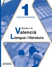 Portada de Quadern de Valencià: Llengua i literatura 1