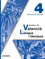 Portada de Quadern de Valencià: Llengua i literatura 4