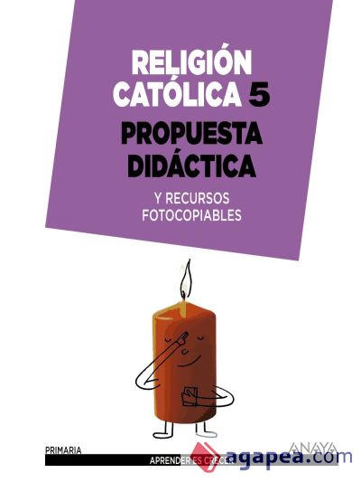 Religión Católica 5. Propuesta didáctica