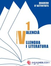 Portada de Valencià: Llengua i Literatura 1. Quadern d ' activitats