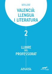 Portada de Valencià: llengua i literatura 2. Llibre del professorat