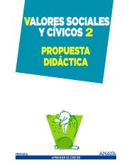 Portada de Valores Sociales y Cívicos, 2º Primaria