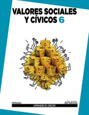 Portada de Valores Sociales y Cívicos, 6º Primaria