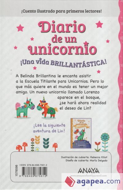 Diario de un unicornio 1. El amigo mágico de Lin