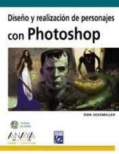 Portada de Diseño y realización de personajes con Photoshop