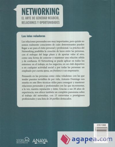 Networking. El arte de generar negocio, relaciones y oportunidades