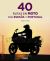 Portada de 40 Rutas en moto por España y Portugal, de Pedro Pardo Blanco