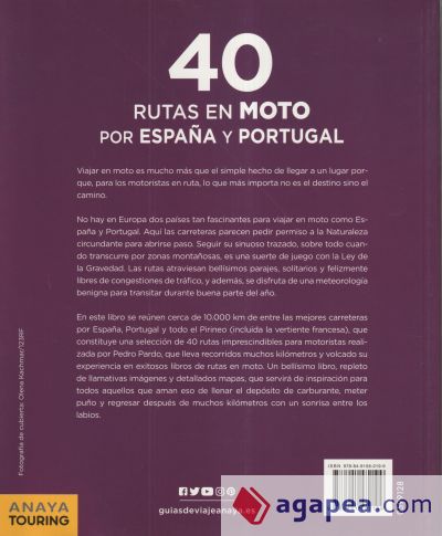 40 Rutas en moto por España y Portugal