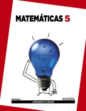 Portada de Matemáticas, 5º Primaria