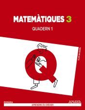 Portada de Quadern de Matemàtiques 1, 3º Primària