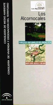 Portada de Parques naturales de Andalucía, Parque Natural de Los Alcornocales, mapa-guía, E 1:60.000