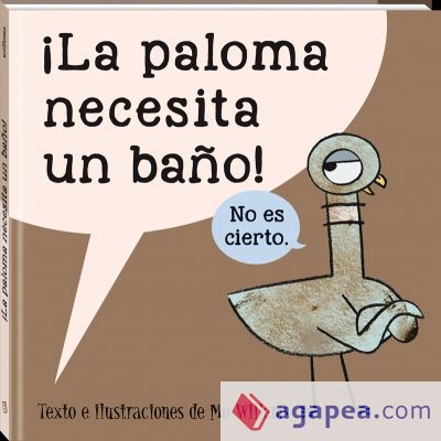 La paloma necesita un baño