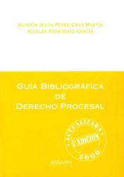 Portada de Guía Bibliográfica de derecho procesal
