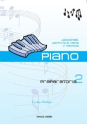 Portada de Piano preparatoria 2