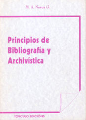 Portada de Principios de bibliografía y archivistica