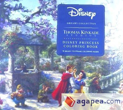 Disney Dreams Collection Thomas Kinkade Studios Disney Princess Coloring Poster