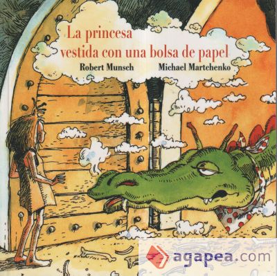 La princesa vestida con una bolsa de papel