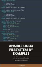 Portada de Ansible Linux Filesystem By Examples (Ebook)