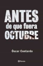 Portada de Antes de que fuera octubre (Ebook)