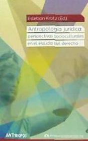 Portada de Antropología jurídica