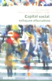 Portada de CAPITAL SOCIAL: ENFOQUES ALTERNATIVOS