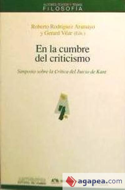 En la cumbre del criticismo En la cumbre del criticismo
