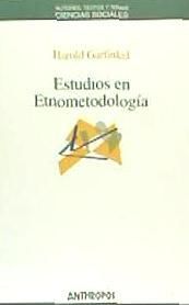 Portada de Estudios de Etnometodología