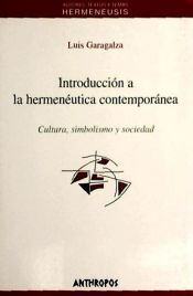 Portada de Introducción a la hermenéutica contemporánea