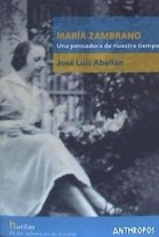 Portada de María Zambrano