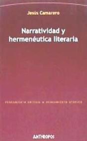 Portada de NARRATIVIDAD Y HERMENEUTICA LITERARIA