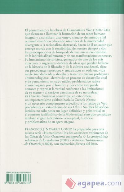 Obras III. El derecho universal