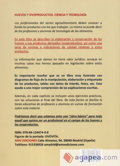 Huevos y ovoproductos. Ciencia y tecnología Huevos y ovoproductos. Ciencia y tecnología