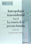 Antropología trascendental. Tomo II