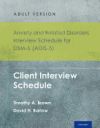 Anxiety and Related Disorders Interview Schedule for Dsm-5 (Adis-5)(R) - Adult Version: Client Interview Schedule 5-Copy Set