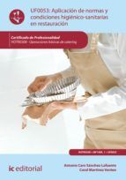 Portada de Aplicación de normas y condiciones higiénico-sanitarias en restauración. HOTR0308 (Ebook)
