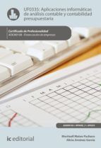 Portada de Aplicaciones informáticas de análisis contable y contabilidad presupuestaria. ADGN0108 (Ebook)