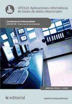 Portada de Aplicaciones informáticas de bases de datos relacionales. ADGN0108 (Ebook)