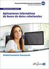 Aplicaciones Informáticas De Bases De Datos Relacionales. Certificados De Profesionalidad. Administración Y Gestión