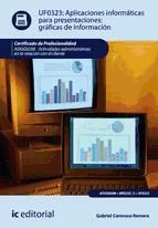 Portada de Aplicaciones informáticas para presentaciones: gráficas de información. ADGG0208 (Ebook)