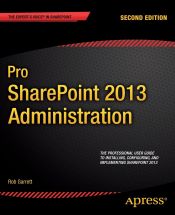 Portada de Pro Sharepoint 2013 Administration