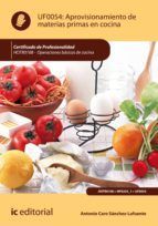 Portada de Aprovisionamiento de materias primas en cocina. HOTR0108 (Ebook)