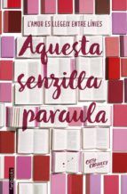 Portada de Aquesta senzilla paraula (Ebook)