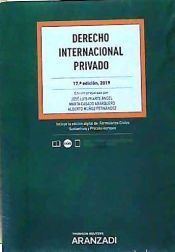 Portada de Derecho internacional privado