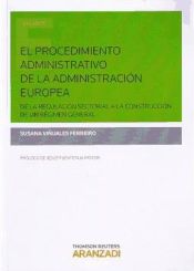 Portada de El procedimiento administrativo de la administración europea