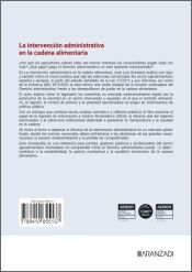 Portada de La intervenci&oacute;n administrativa en la cadena alimentaria (Los Diez Esenciales de Derecho Administrativo, N.&ordm; 6)