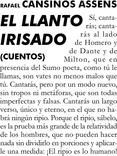 Portada de El llanto irisado (Ebook)