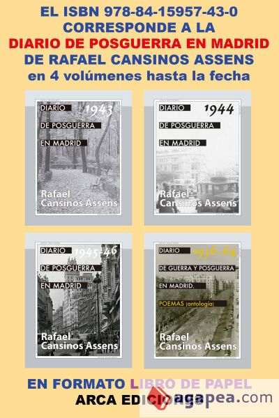 Obra Completa de Diarios de posguerra en Madrid Obra Completa de Diarios de posguerra en Madrid